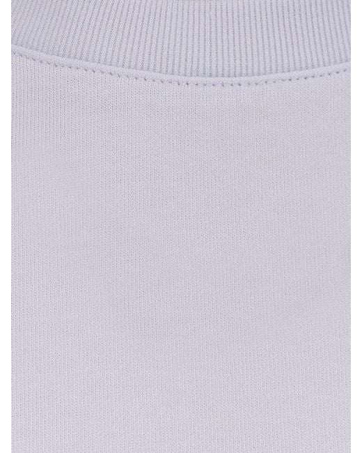 Hevò White Mulino Cotton T-Shirt for men
