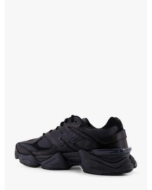 New Balance Black 9060 Mesh Sneakers With Logo On The Side