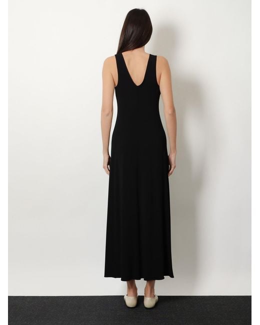 Max Mara Black Dresses Viscosa Elastan