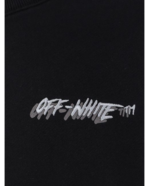 Off-White c/o Virgil Abloh Blue Cotton Sweatshirt for men