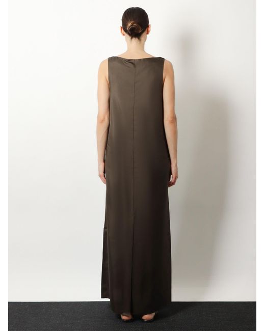Rohe Brown Long Silk Dress
