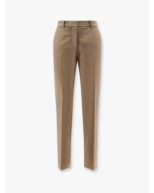 Joseph Natural Viscose And Stretch Cotton Trousers
