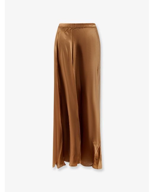 Mes Demoiselles Brown Calista Viscose Skirt