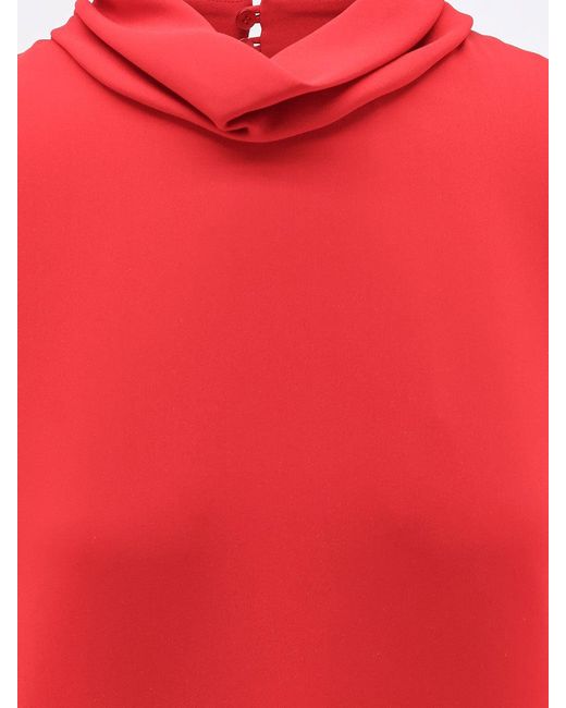 Valentino Red Cady Couture Mini Dress