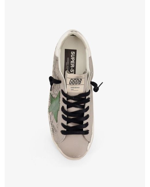 Golden Goose Deluxe Brand Multicolor Deluxe Brand Super Star Classic With List Leather Sneakers for men