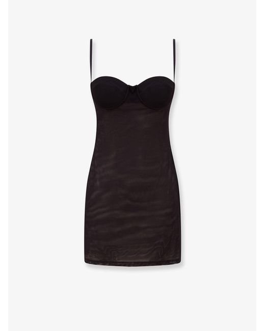 Zimmermann Black Valiant Lantern Mini Dress