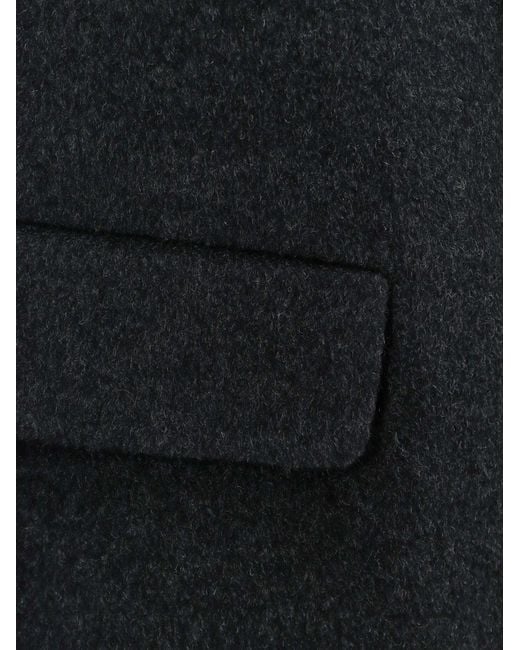 Hevò Black Lamiedolimpia Wool Coat