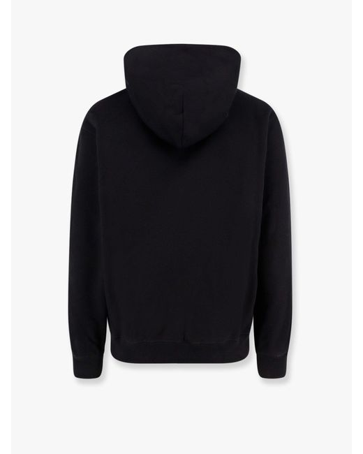 Gucci Blue Cotton Sweatshirt With Frontal Logo for men