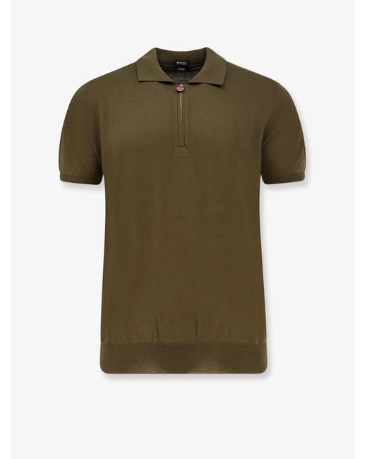 Polo di Kiton in Green da Uomo