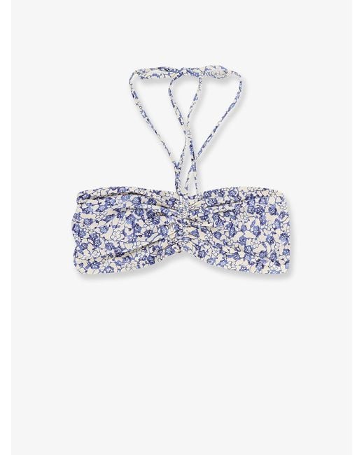 Isabel Marant White Salma Bikini Top