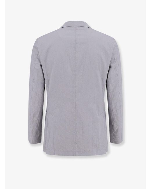 Lardini Gray Rieti Cotton Blend Blazer for men