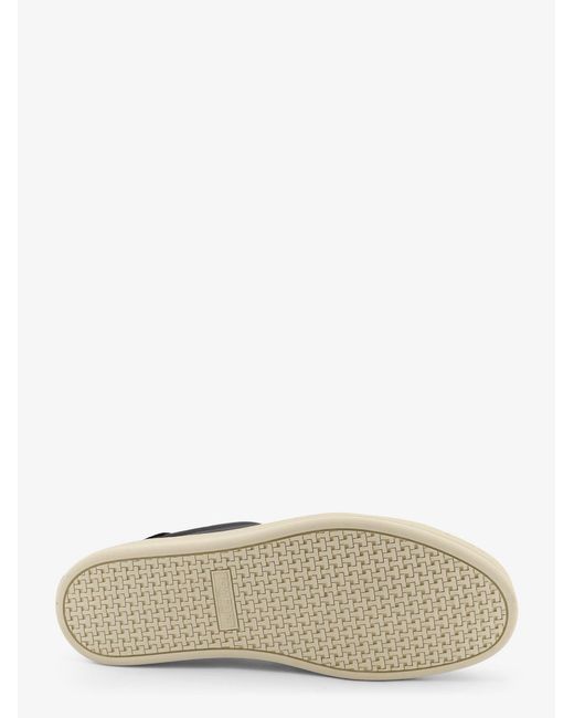 Tom Ford Black Warwick Leather Sneakers for men