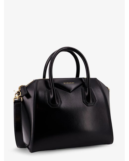 Givenchy Black Antigona Small Leather Shoulder Bag