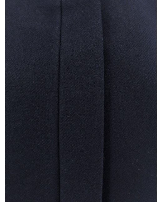 Dries Van Noten Blue Voles Wool Blend Jacket