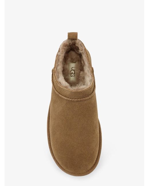 Ugg Brown Classic Micro Slip-On