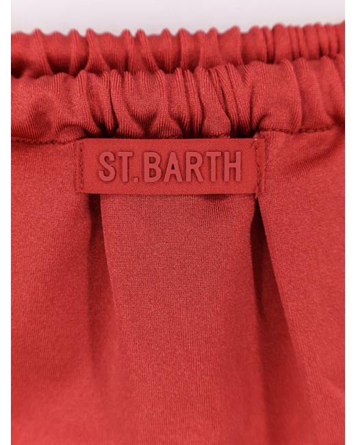 Mc2 Saint Barth Red Noelle Bikini Bottom