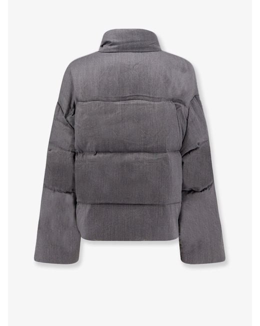 Entire studios Gray Mml Puffer Wool Down Jacket