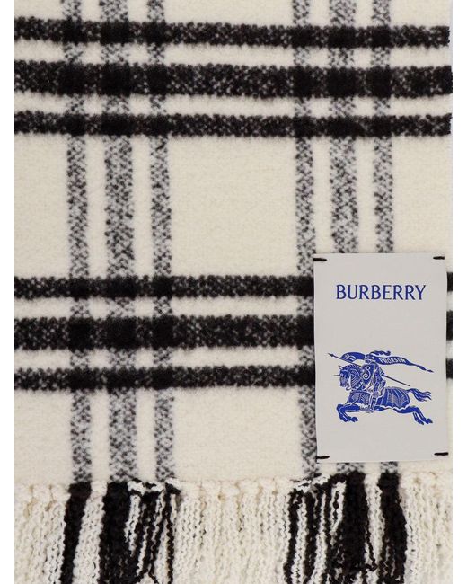 Burberry Gray Scarf for men