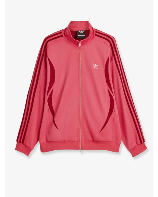 Adidas Red Polyamide, Cotton And Elastane Sweatshirt