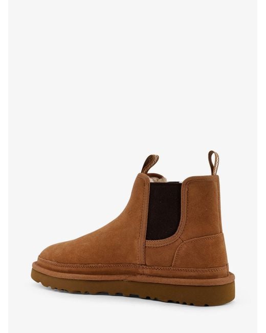 Ugg Brown Neumel Chelsea Suede Boots for men