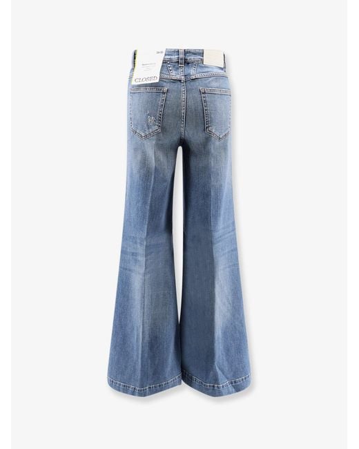Closed Blue Glow-Up Wide Fit Jeans