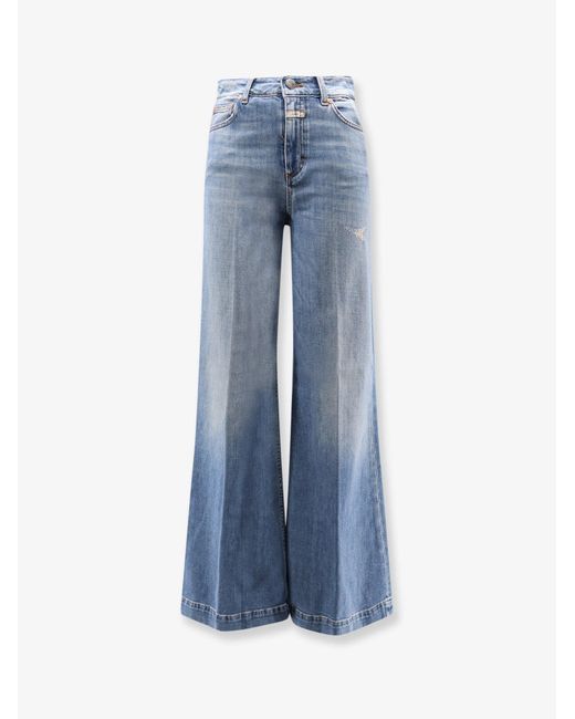 Closed Blue Glow-Up Wide Fit Jeans