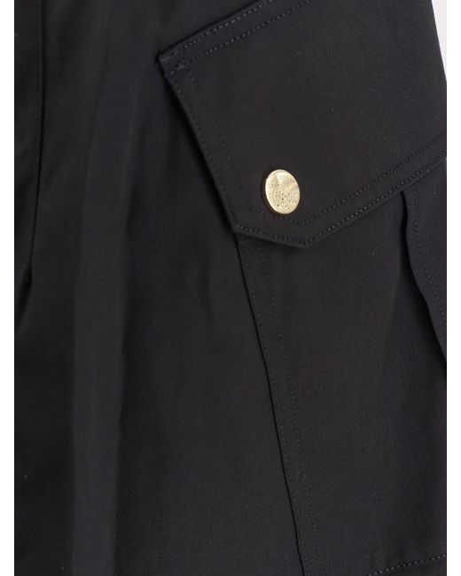 Pinko Blue Rosalin Cotton Trousers