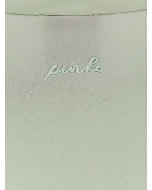 Pinko Green Shirts Seta