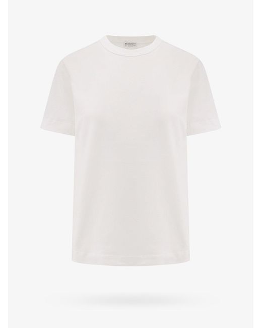 Brunello Cucinelli White T-Shirt