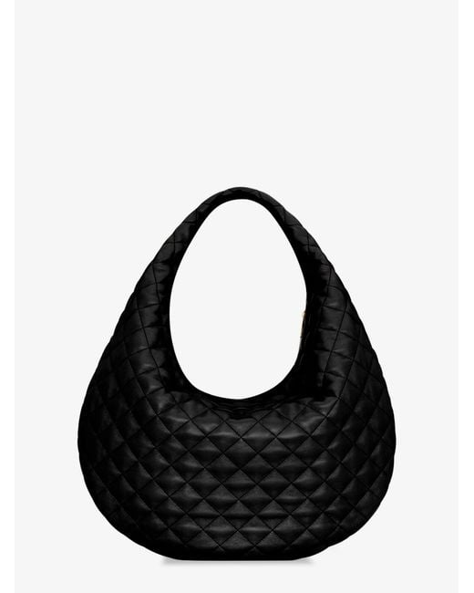 Saint Laurent Black Icare Quilted Leather Handbag