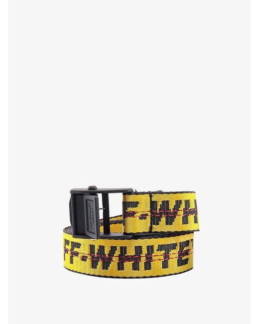 Off-White c/o Virgil Abloh Synthetic Belts in Yellow for Men - Save 34% |  Lyst