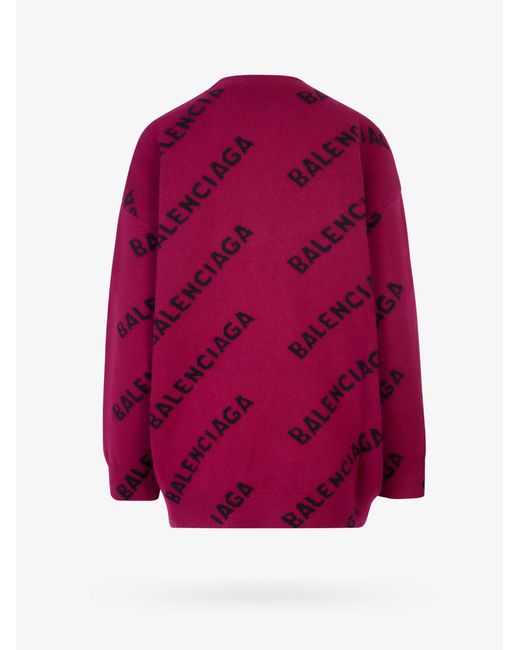 balenciaga red sweater