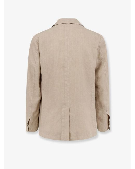 NUGNES 1920 Natural Zagara Linen Jacket for men