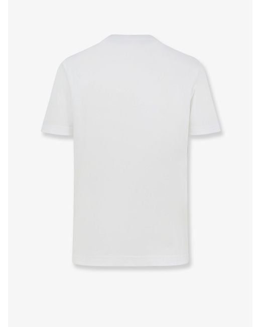 Bottega Veneta White Cotton T-Shirt for men