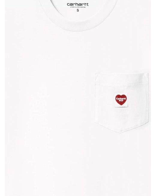 Carhartt White Cotton T-Shirt
