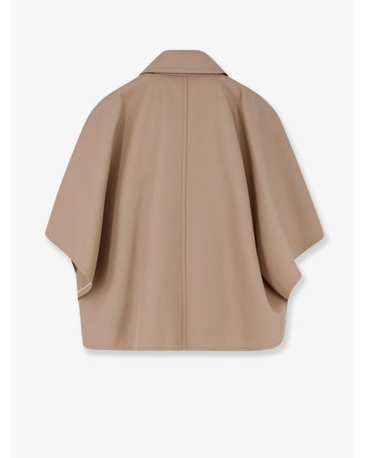 Max Mara Natural Mxapaggio Cotton Cape
