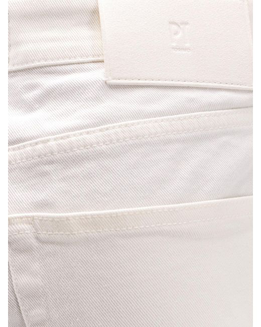 PT Torino White Reggae Denim Trousers for men
