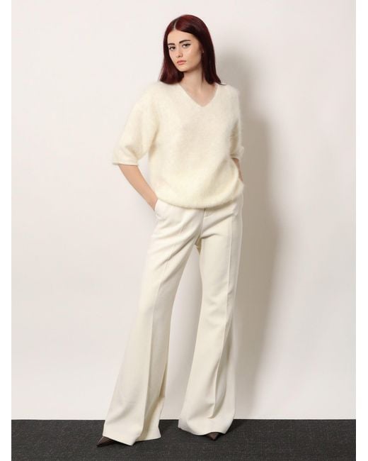 R2W Natural Vonnie Wool Trousers