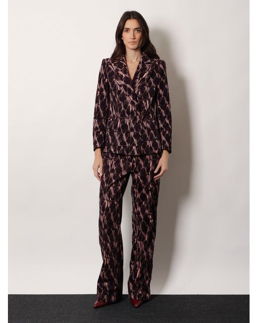 Dries Van Noten Purple Paxy Corduroy Trousers