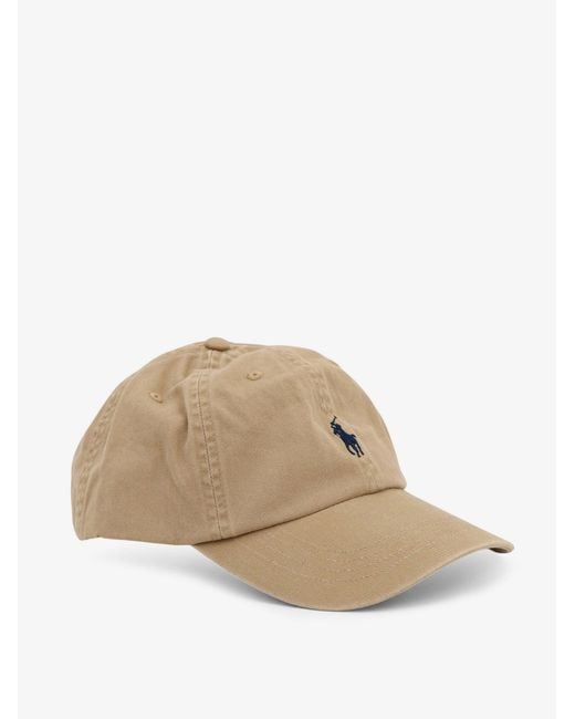 Polo Ralph Lauren Natural Baseball Cotton Hat