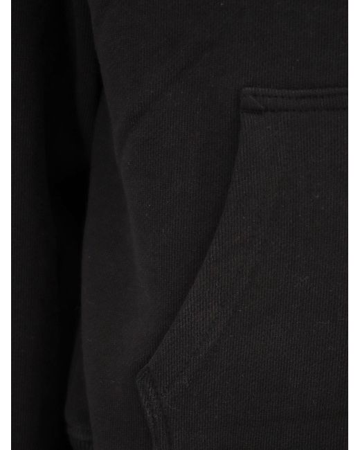 Entire studios Black Standard Hood Cotton Sweatshirt