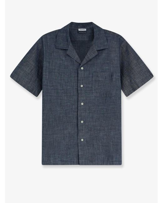NUGNES 1920 Blue Denim Shirt for men