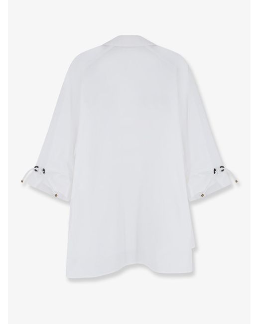 Max Mara White Mxmadorni Cotton Shirt