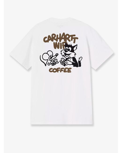 Carhartt White S/S Coffee Break Cotton T-Shirt for men