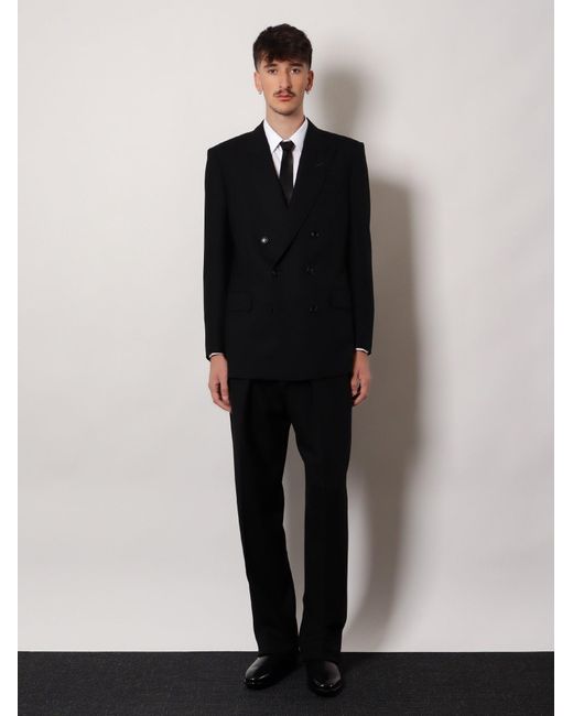 Blazer Doppiopetto di Tom Ford in Black da Uomo