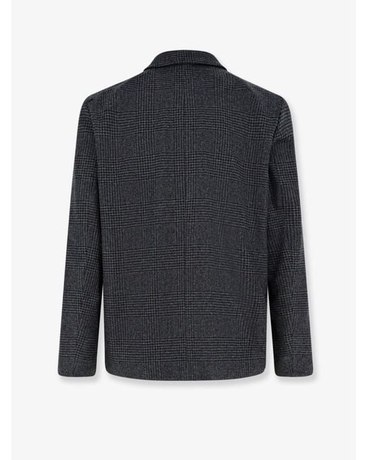Lardini Black Wool And Cashmere Blend Jacket for men