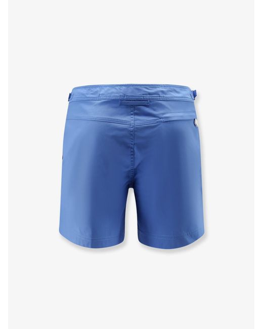 Tom Ford Blue Nylon Swim Trunks for men