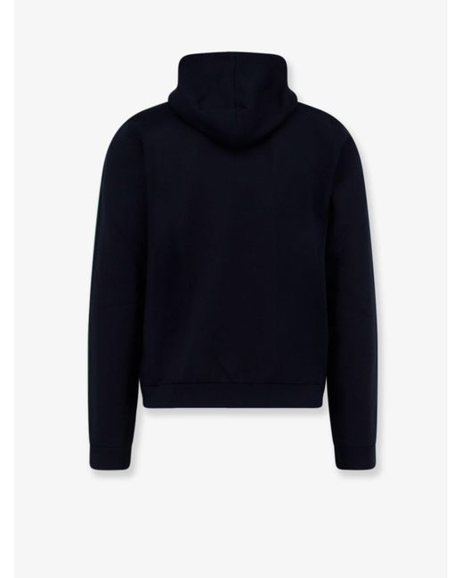 Gucci Blue Silk And Cotton Sweatshirt for men