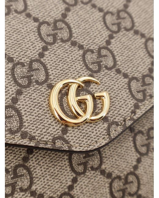 Gucci Gray Ophidia Gg Supreme Fabric Crossbody Bag