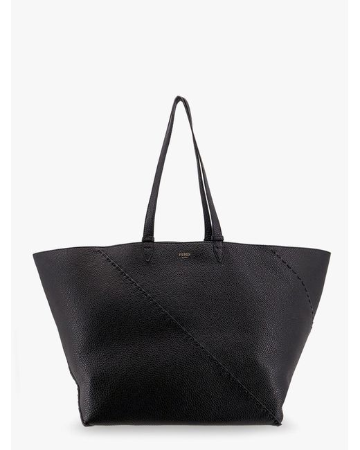 Fendi Black Diagonal Selleria Large for men
